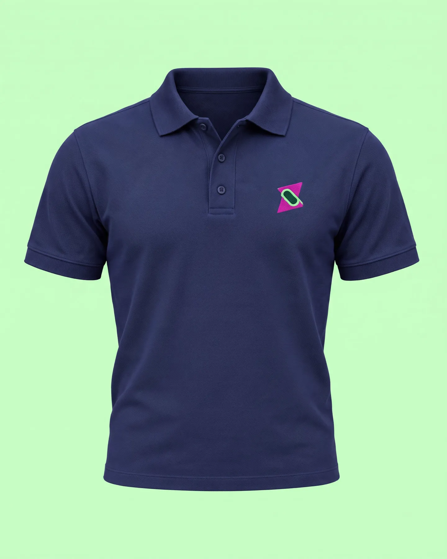 Polo shirt with the brand